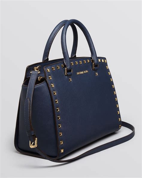 michael kors black saychel studs|Michael Kors handbags.